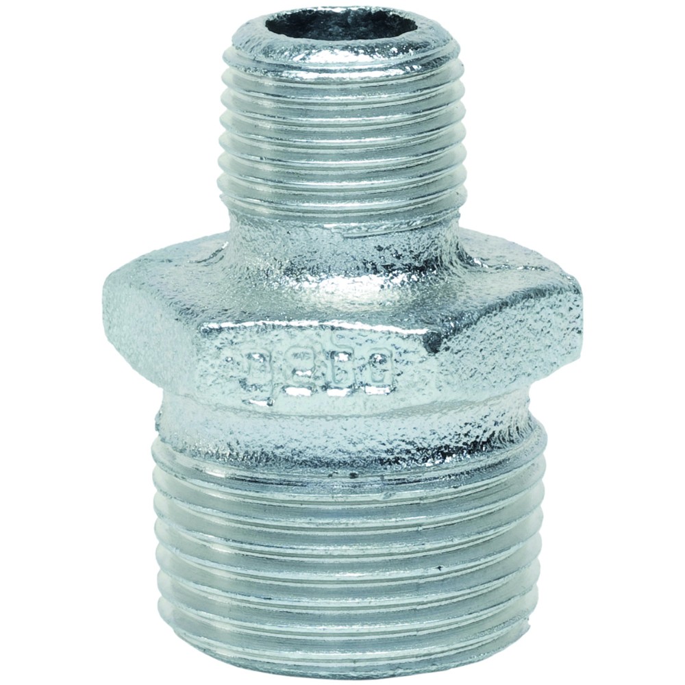 Niplu redus Gebo, fonta zincata, 2" x 1 1/2" Niplu redus Gebo, fonta zincata, 2" x 1 1/2"