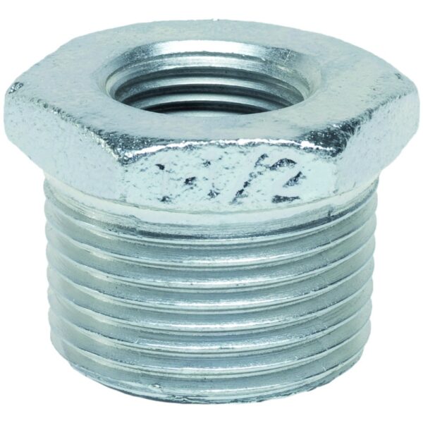 Reductie Gebo, fonta zincata, 1/2" x 3/8"