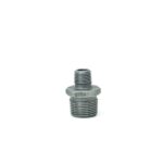 Niplu redus Gebo, fonta neagra, 2" x 1 1/2"