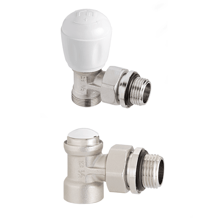 Set robineti calorifer tur-retur coltar Purmo, 1/2″