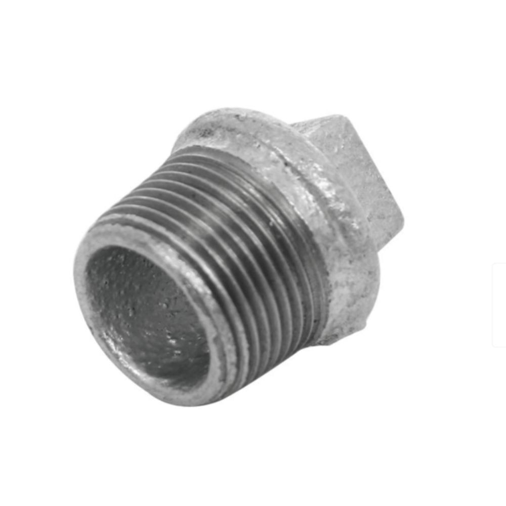 Dop fonta zincata, argintiu, filet exterior, 3/8 inch Dop fonta zincata, argintiu, filet exterior, 3/8 inch