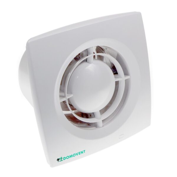 Ventilator de baie Domovent X1, 100 mm, 99 mc/h, 14 W, alb