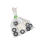 Garnitura racord flexibil, cauciuc, negru, 1/2 inch, set 10 buc