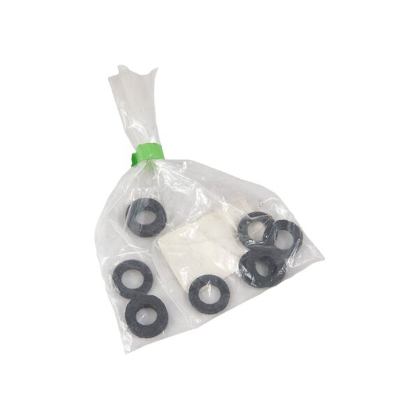 Garnitura racord flexibil, cauciuc, negru, 1/2 inch, set 10 buc