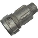 Mufa rapida, filet interior-exterior, fonta zincata, 1/2 inch