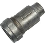Mufa rapida, filet interior-exterior, fonta zincata, 3/4 inch
