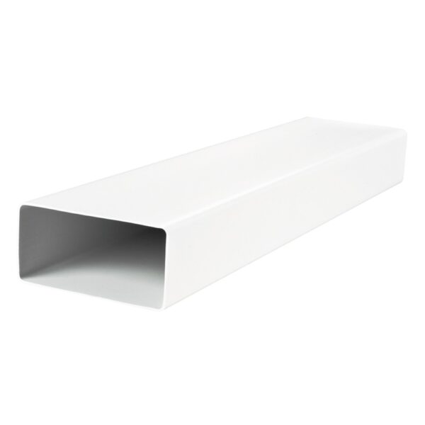 Tub rectangular pentru canal plat Vents, PVC, 55 x 110 mm, 1 m