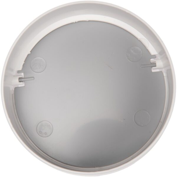 Conector tub rotund cu clapeta antiretur Vents, PVC, 100 mm, alb