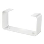 Clema fixare canal plat Vents, PVC, 110 x 55 mm, alba