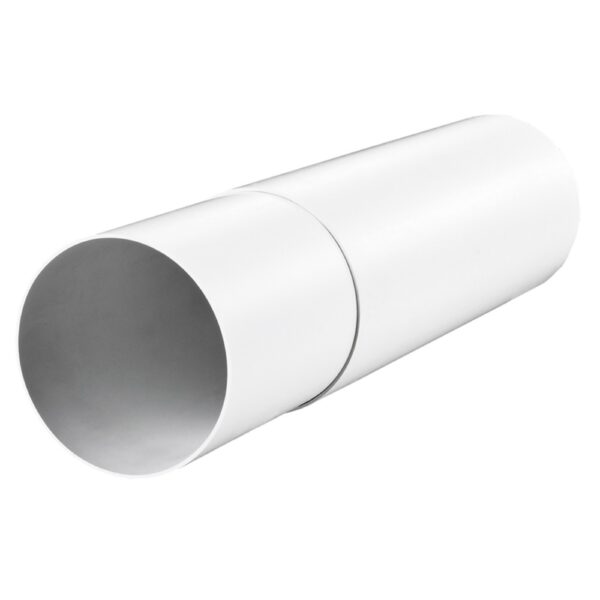Tub telescopic ventilatie Vents, PVC, 100 mm, 300-500 mm, alb