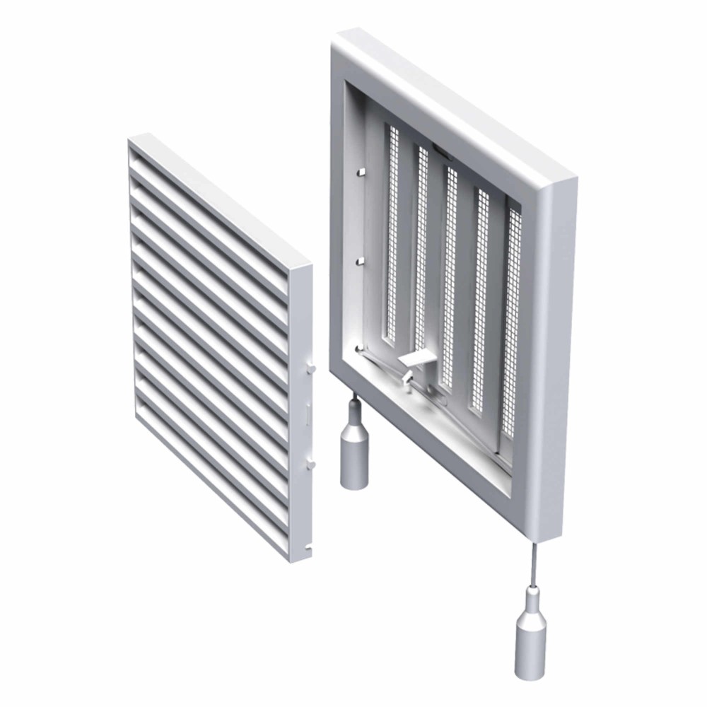 Grila ventilatie cu reglaj manual Vents, PVC, 186 x 186 mm, alba Grila ventilatie cu reglaj manual Vents, PVC, 186 x 186 mm, alba