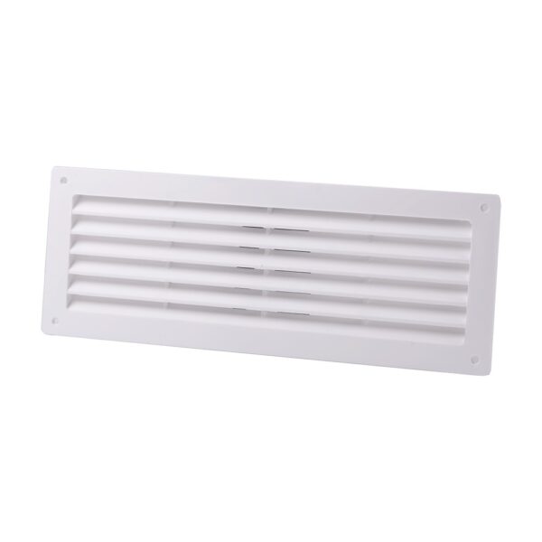 Grila ventilatie rectangulara Vents, 368 x 130 mm, alba