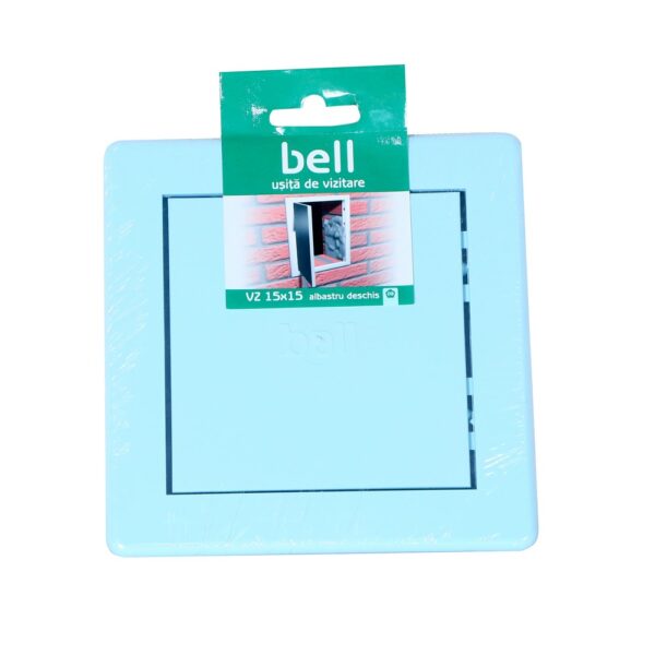 Usita vizitare, Bellplast, plastic, albastru deschis, 15x15 cm