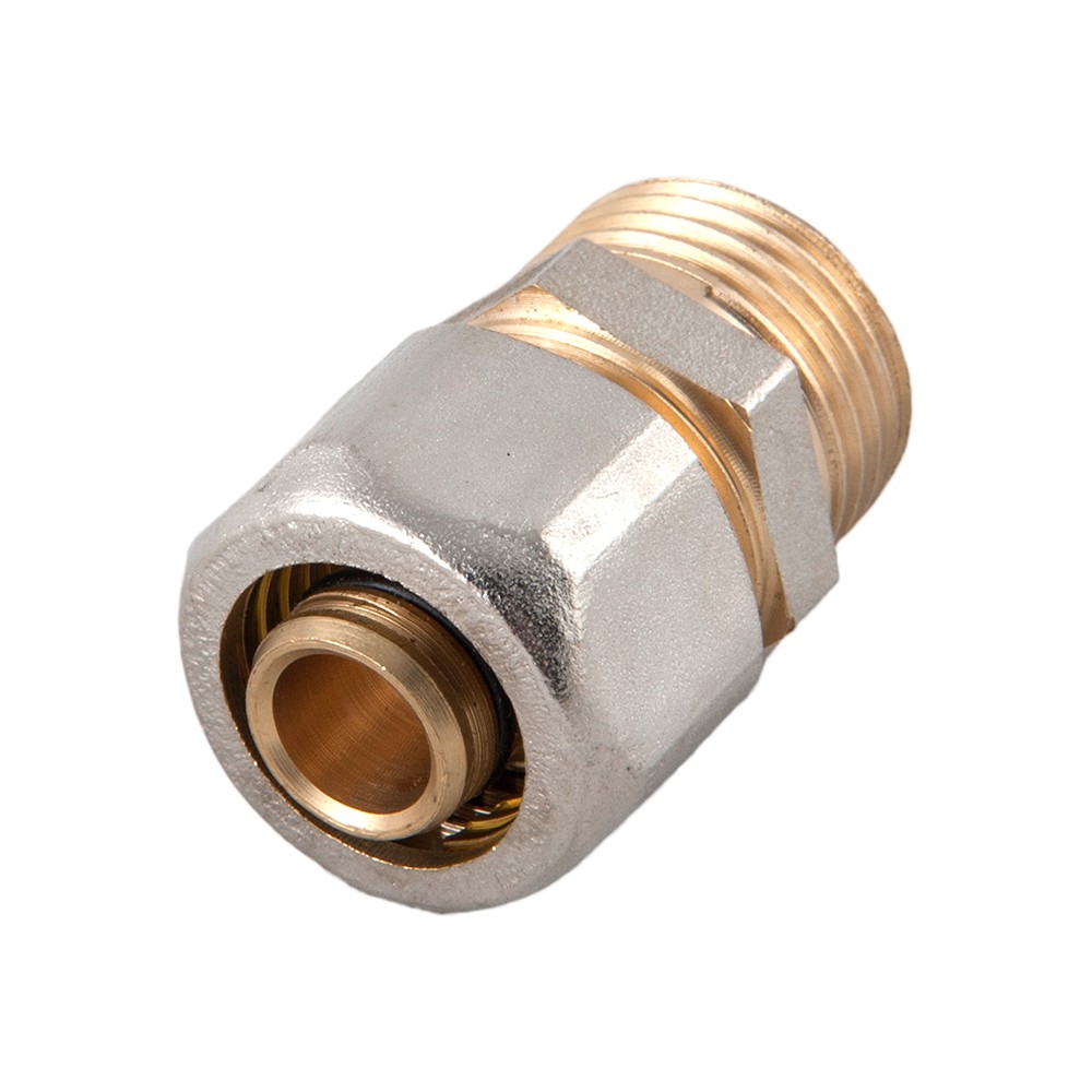 Racord pentru teava multistrat, alama, filet exterior, 16 mm x 1/2 inch (cod 11115045) Racord pentru teava multistrat, alama, filet exterior, 16 mm x 1/2 inch (cod 11115045)