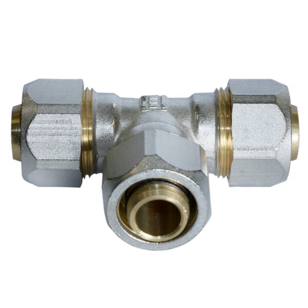 Teu egal pentru teava multistrat, alama, 20 x 20 x 20 mm