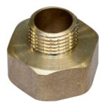 Niplu mufa alama, filet exterior-interior, racord 1" x 1/2"