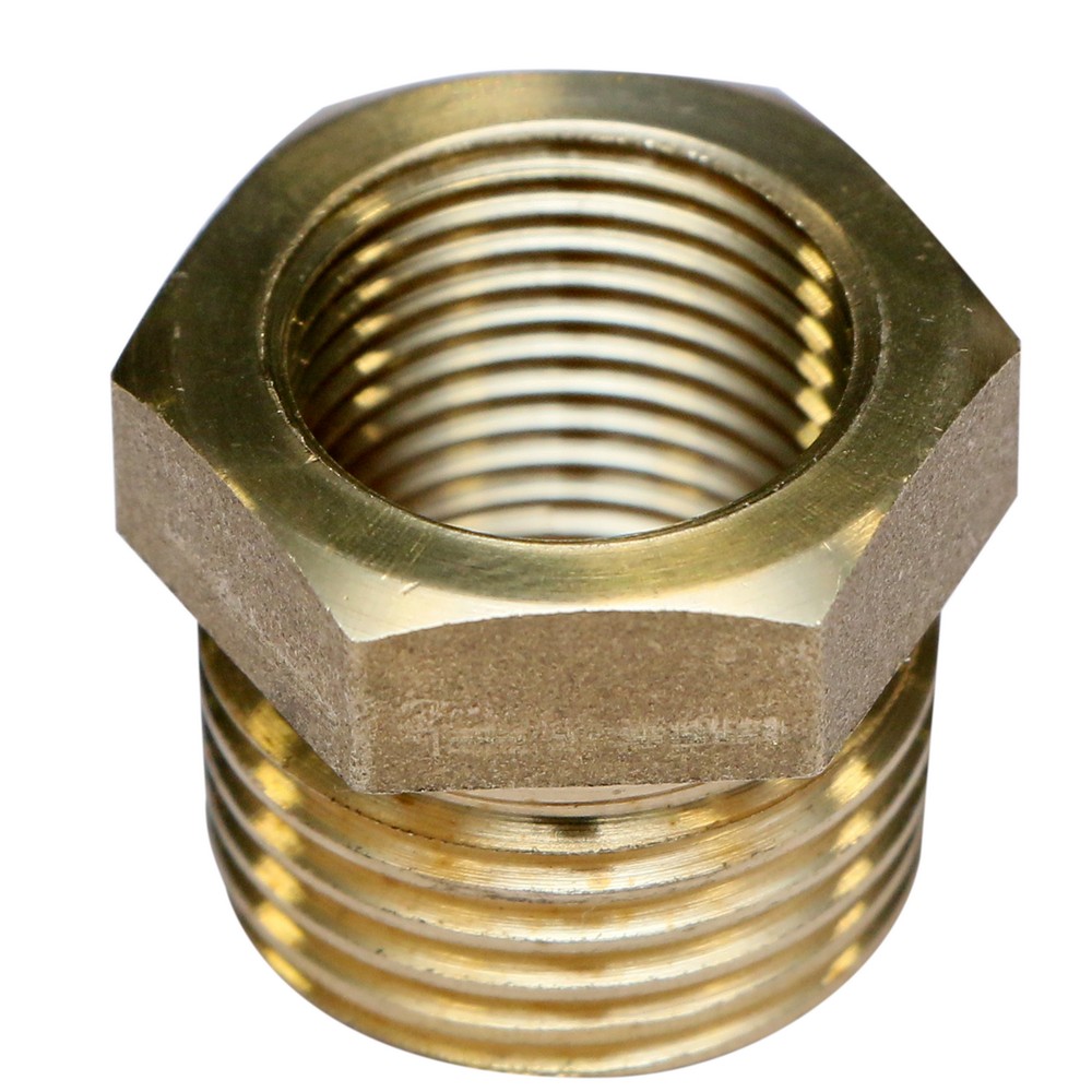 Reductie Termosanitar, alama, galben, 1/2 x 3/8 inch Reductie Termosanitar, alama, galben, 1/2 x 3/8 inch