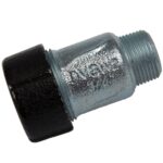 Mufa rapida Gebo, QA-filet exterior, fonta zincata, 3/8 inch
