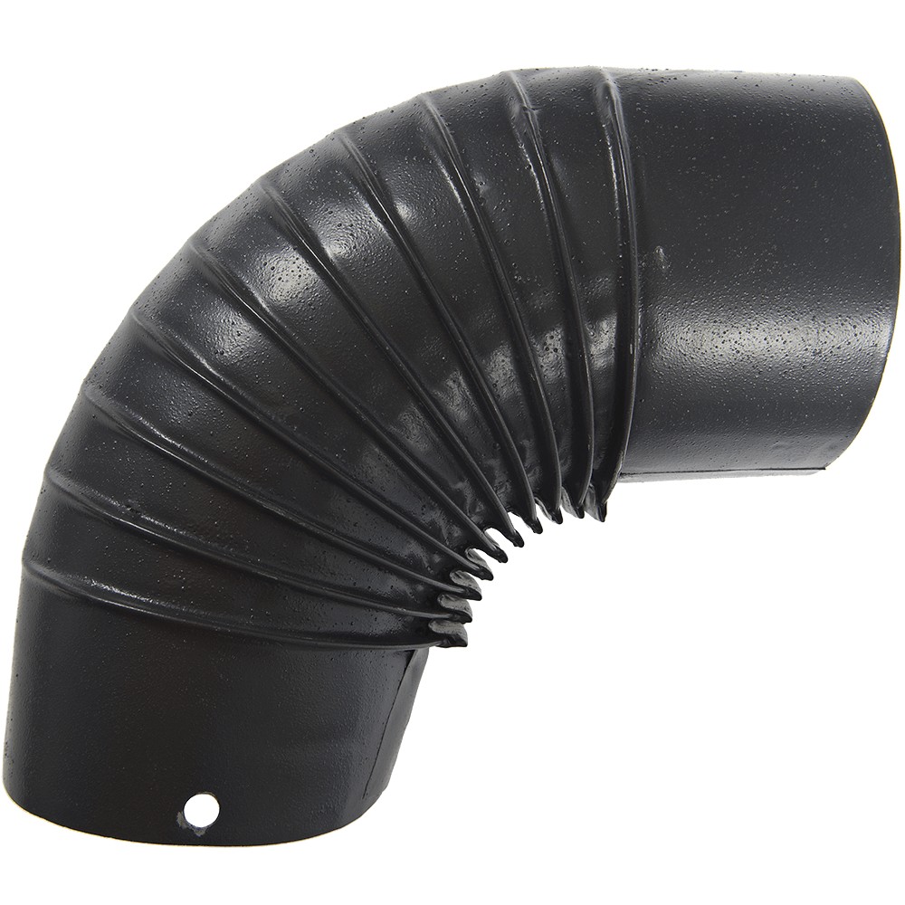 Cot burlan emailat, 130 mm, negru mat Cot burlan emailat, 130 mm, negru mat