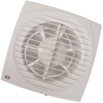Ventilator de baie Vents 150 DV cu intrerupator cu fir, 150 mm, 292 mc/h, 24 W, alb