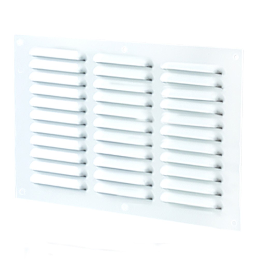 Grila ventilatie metalica Vents, otel, 305 x 250 mm, alba Grila ventilatie metalica Vents, otel, 305 x 250 mm, alba