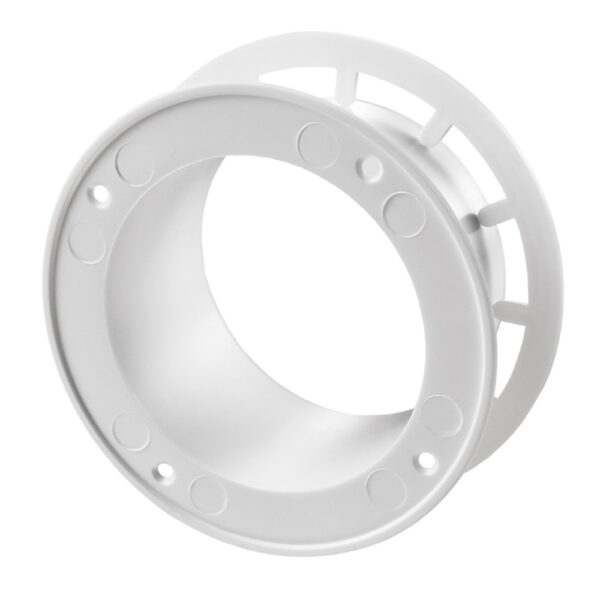 Flansa ventilatie Vents, PVC, 100 mm, alba