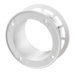Flansa ventilatie Vents, PVC, 150 mm, alba