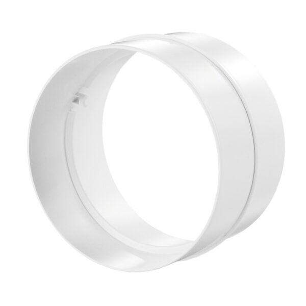 Mufa legatura tub rotund Vents, PVC, 125 mm, alba