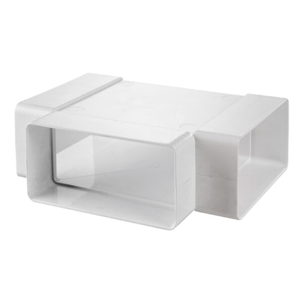 Teu canal plat Vents, 60 x 120 mm, alb