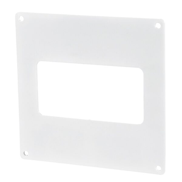 Placa fixare perete pentru canal plat Vents, 55 x 110 mm, alba
