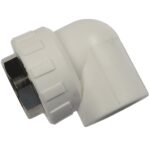 Cot PPR 90° Formull, filet interior, 32 mm x 1", alb