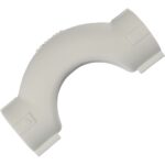 Ocolire tip C PPR Formull, mufata, polipropilena, alb, diametru 25 mm