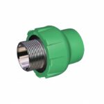 Mufa PPR 32 mm Hausterm, 1", filet exterior, verde