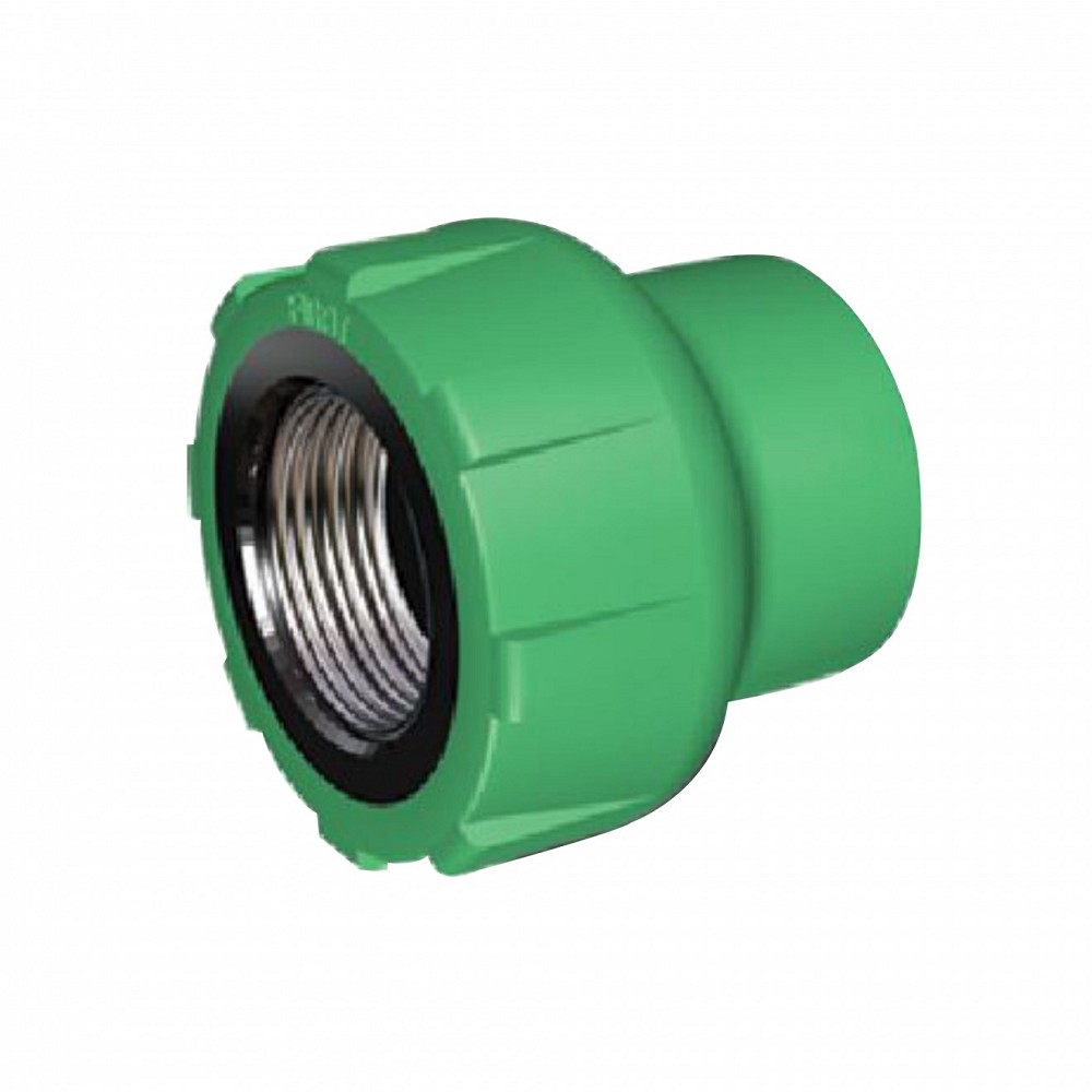 Mufa PPR 20 mm Hausterm, 3/4", filet interior, verde Mufa PPR 20 mm Hausterm, 3/4", filet interior, verde