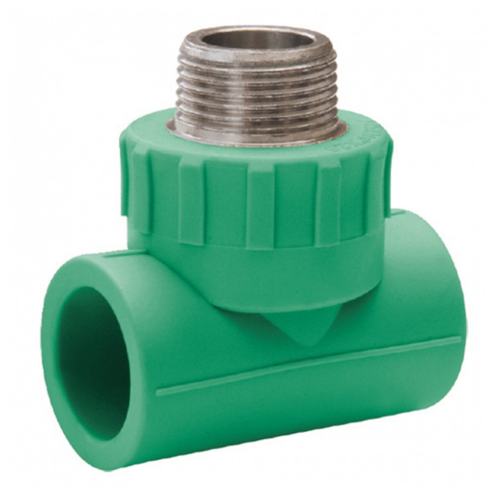 Teu PPR 20 mm Hausterm, 1/2", filet exterior, verde Teu PPR 20 mm Hausterm, 1/2", filet exterior, verde