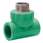 Teu PPR 25 mm Hausterm, 1/2", filet exterior, verde