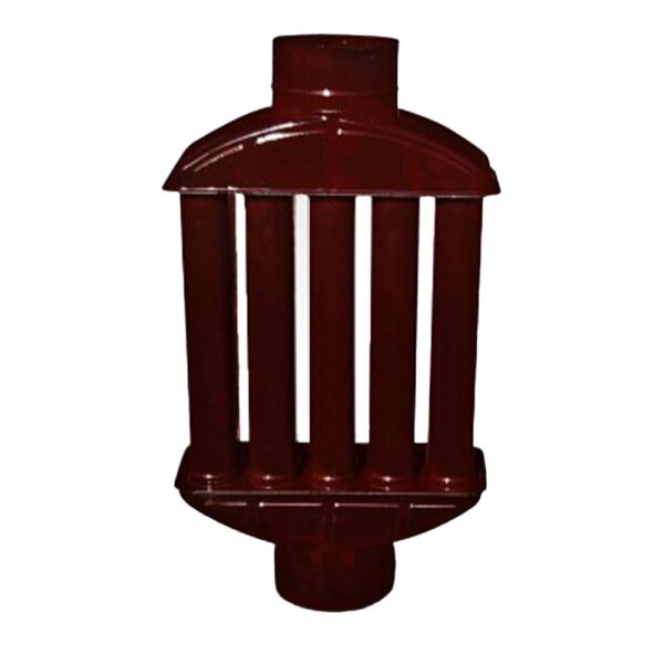 Economizor pentru soba din tabla emailata, 570 x 300 x 120 mm, maro
