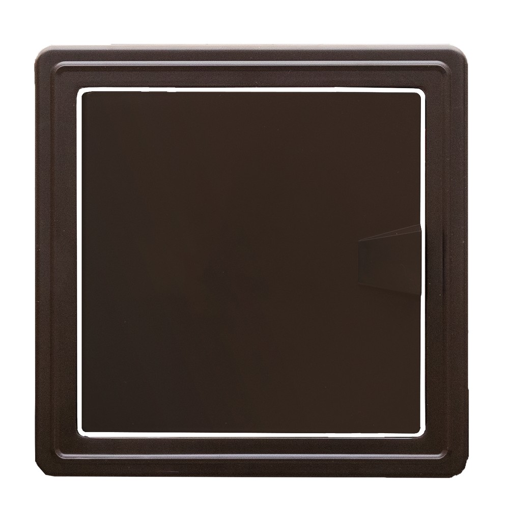 Usita vizitare, TE-MA, plastic, maro, 20x20 cm Usita vizitare, TE-MA, plastic, maro, 20x20 cm