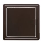 Usita vizitare, TE-MA, plastic, maro, 20x25 cm