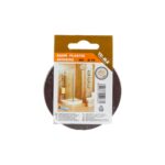Rama de aerisire rotunda TE-MA, plastic, 70 mm, maro