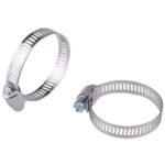 Set 5 coliere metalice reglabile, 140-160 mm