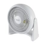 Ventilator de masa si perete Home, 23 cm, 50 W, 3 trepte, alb