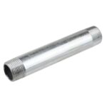 Stut zincat filetat Evosanitary, argintiu, filet exterior-exterior, 1/2", 200 mm