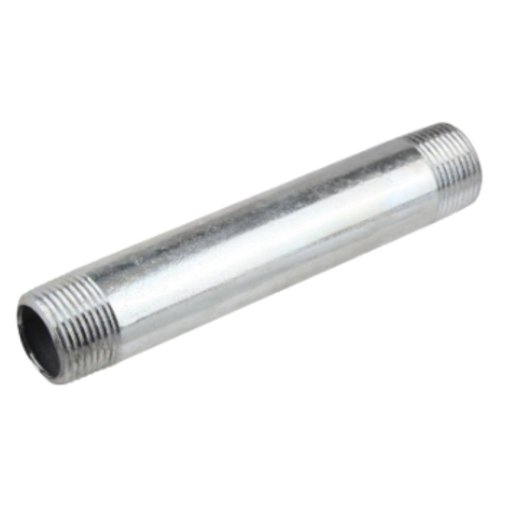 Stut zincat filetat Evosanitary, argintiu, filet exterior-exterior, 3/4", 300 mm Stut zincat filetat Evosanitary, argintiu, filet exterior-exterior, 3/4", 300 mm