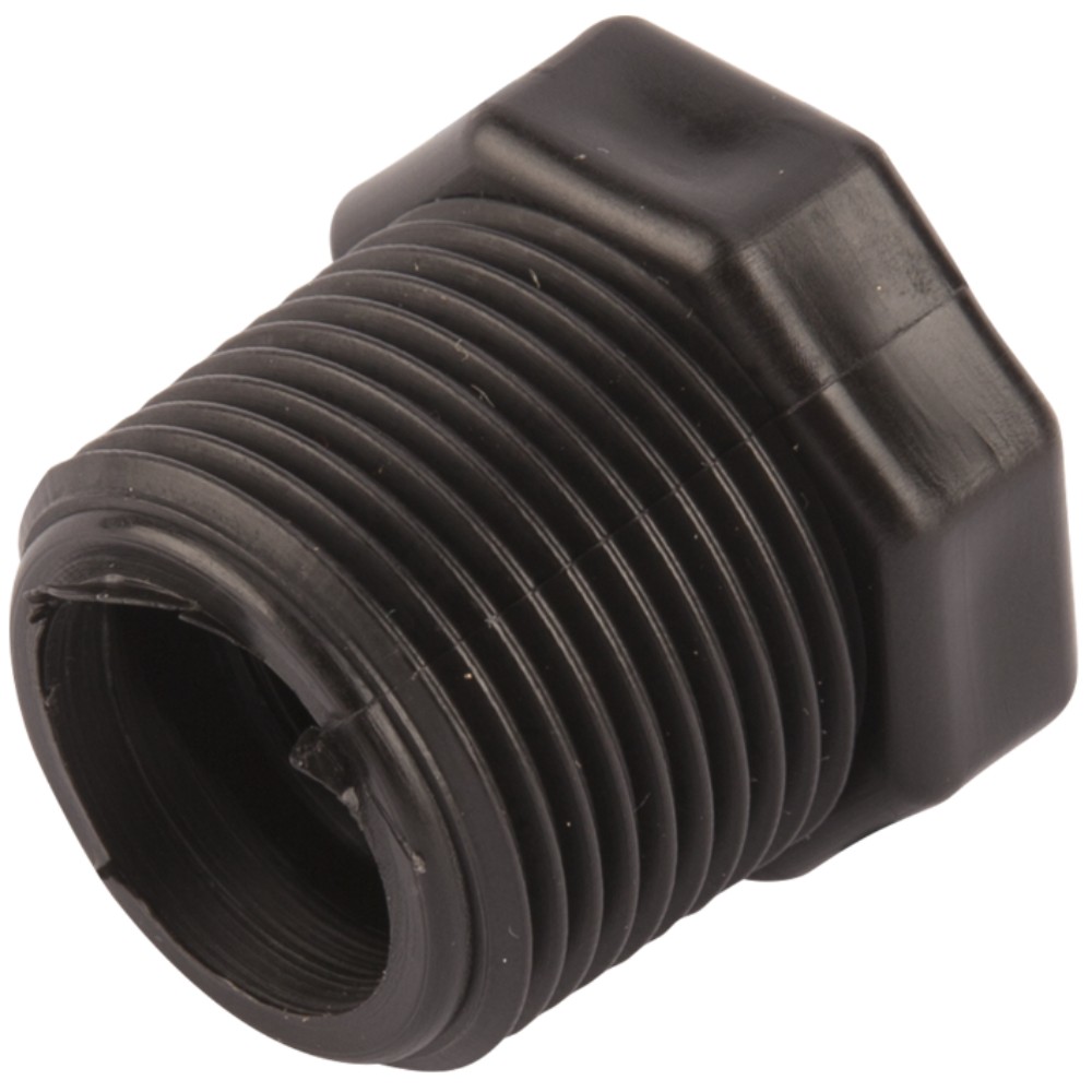 Reductie filet exterior-interior PEHD, 3/4-1/2", polipropilena, negru, 10 bar Reductie filet exterior-interior PEHD, 3/4-1/2", polipropilena, negru, 10 bar
