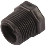 Reductie filet exterior-interior PEHD, 1-1/2", polipropilena, negru, 10 bar