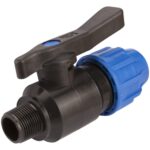 Robinet apa PEHD, filet exterior, 32 mm, 1"