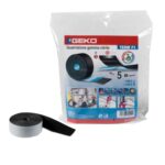 Garnitura adeziva, cauciuc, gri, 5 m lungime x 50 mm latime