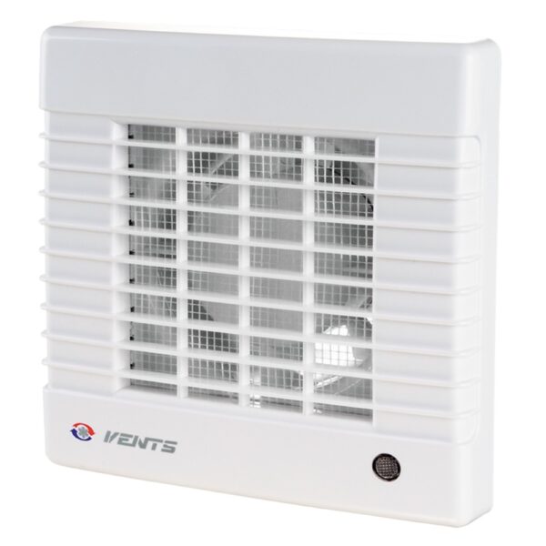 Ventilator de baie cu temporizator si senzor de miscare Vents, 100 mm, 98 mc/h, 14 W, alb