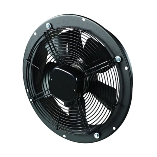 Ventilator axial de perete Vents OVK 200, 200 mm, 860 mc/h, 55 W, negru